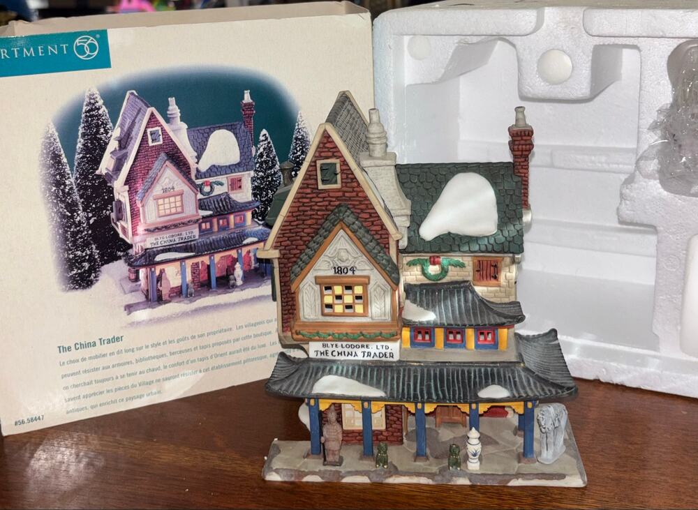 Department 56 Dickens Village “The China Trader” in box